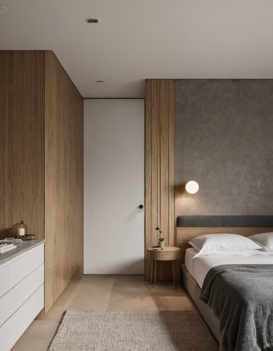 Door swings, window positions, and fixed services create the hidden constraints in bedroom layouts interior planning detail