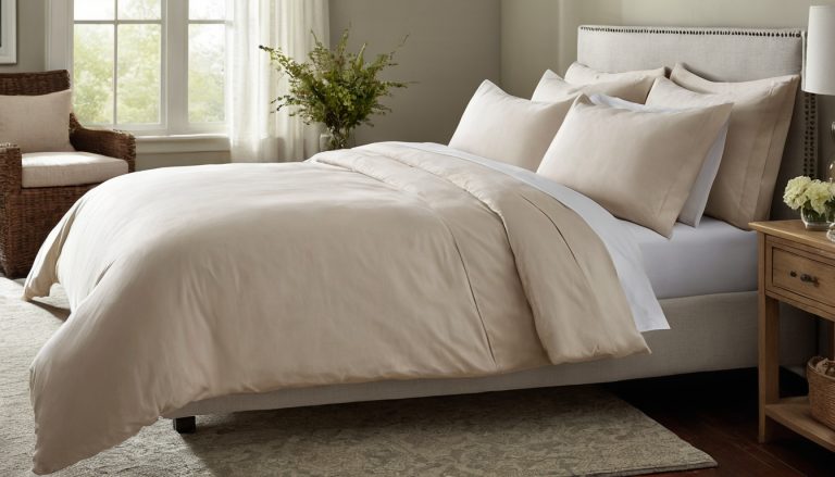 How is fabric and trim yardage calculated for custom bedding